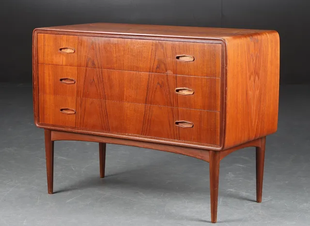 Kommode af teak, 1950-60'erne