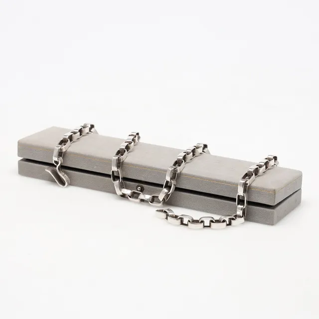 SVEN ERIK HÖGBERG. halskedja, sterling silver, Göteborg 1983.