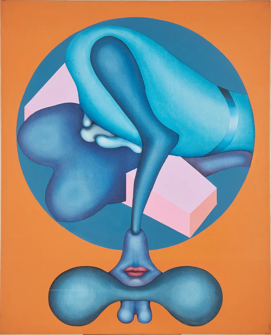 JOHANNA SITTERLE (1921-1991). Slaget om könen / "Kampf der Geschlechter", olja på duk. — Paintings — Stockholms Auktionsverk Magasin 5