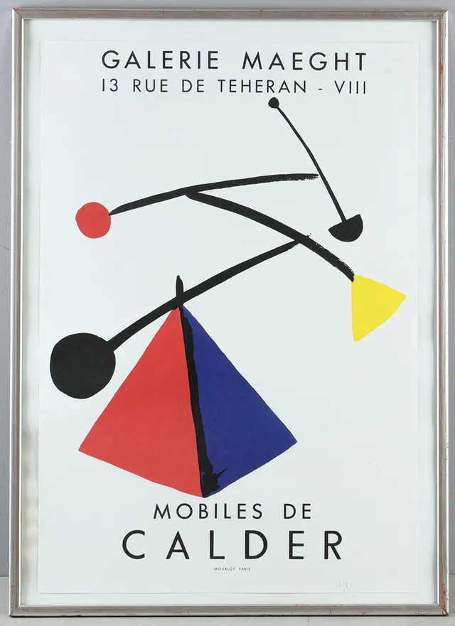 PLANSCH, Alexander Calder ,Galerie Maeght, Mobiles de Calder.