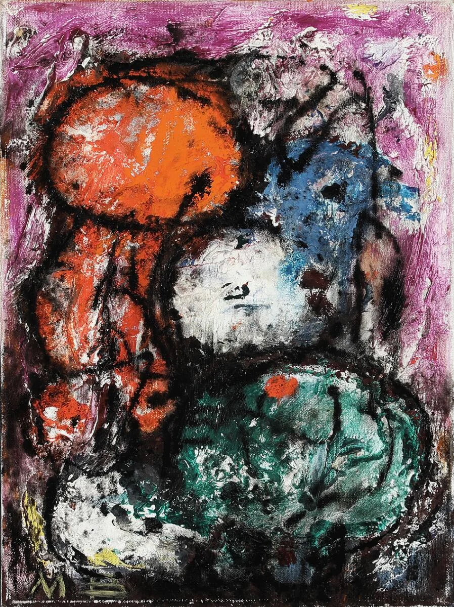 Mogens Balle: Untitled. Signed MB. Oil on canvas. 24×33 cm. — Modern Paintings/Modern art — Bruun Rasmussen