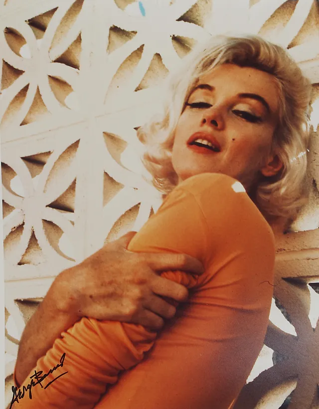 GEORGE BARRIS. Marilyn Monroe 1962, fotografi, handsignerat.