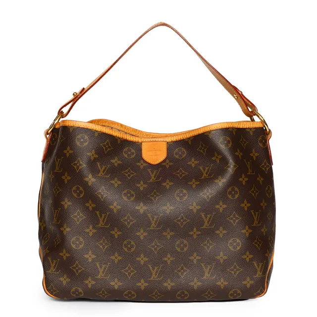 LOUIS VUITTON. Skuldertaske, model Delightful PM, af monogram canvas og læder. Frankrig.