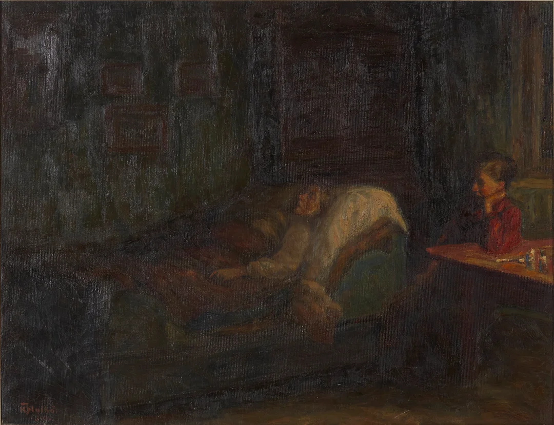 Holbø, Kristen — Interiør, 1901 — Kunst/Maleri — Blomqvist