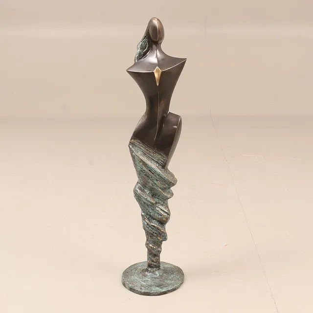 STAN WYS. Skulptur, brons, signerad, numrerad 1/12, 2007.