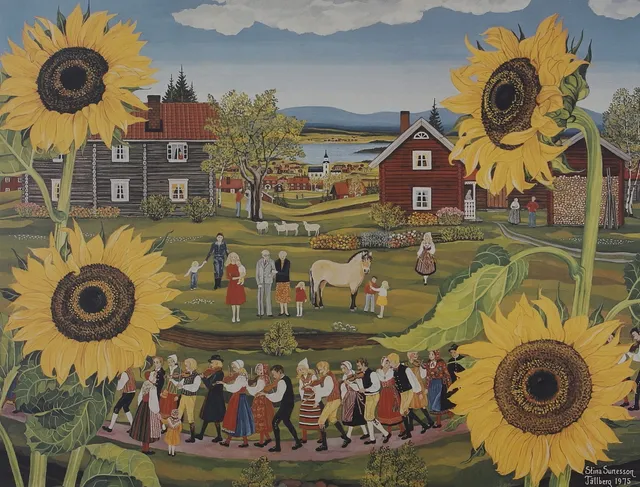 STINA SUNESSON. Offsetryck, numrerad 351/360 och signerad.