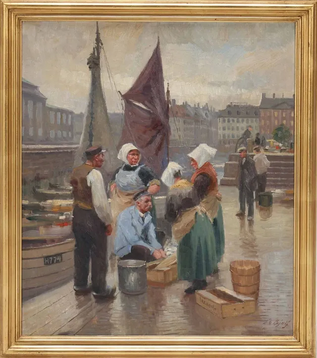 Søren Christian Bjulf. At Old Beach
