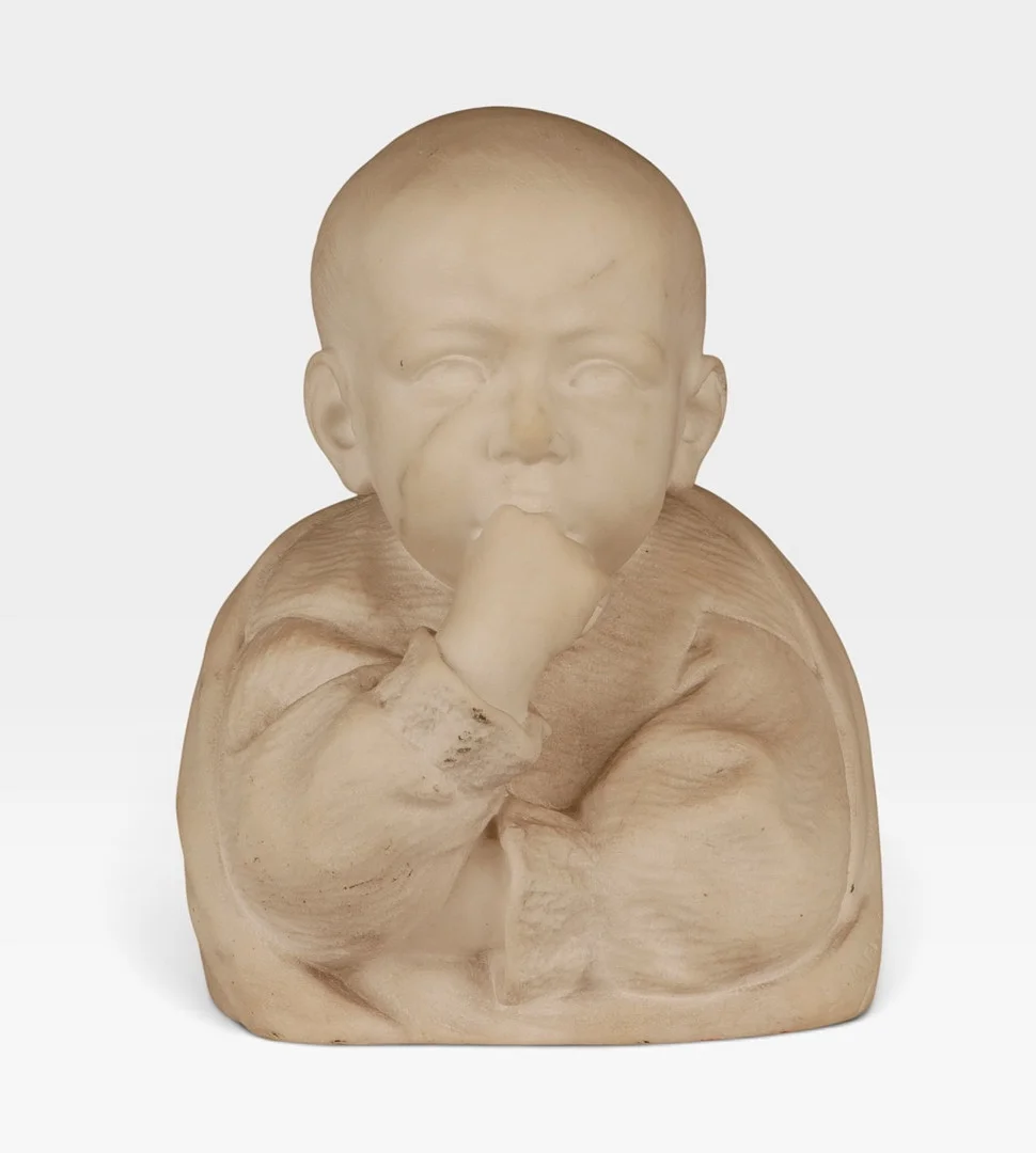 ENRIC CLARASÓ (1857-1941). Un niño. — Sculptures & Bronzes — Barcelona Auctions