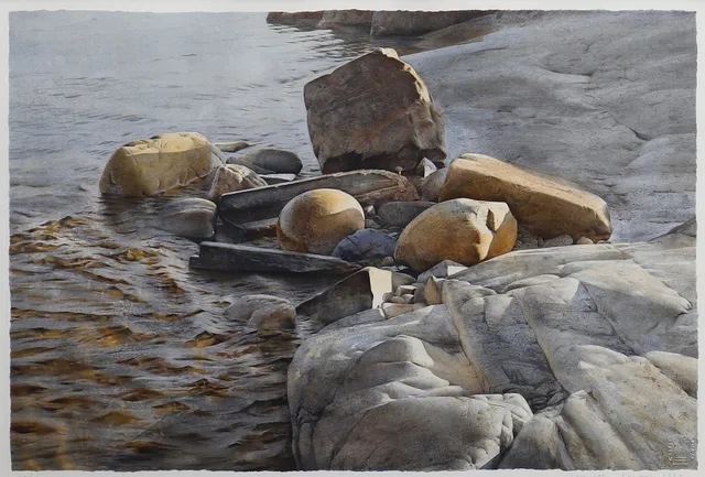 STANISLAW ZOLADZ. STRANDBILD, signerad och numrerad 226/290.