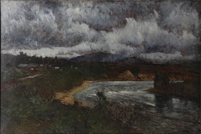 OLOF ARBORELIUS. 1842-1915. Olja på duk, signerad.