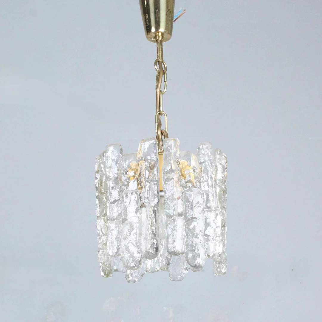 Hängeleuchte / Pendelleuchte 'Eisglas'. — Ceiling lights — Stockholms Auktionsverk Düsseldorf/Neuss