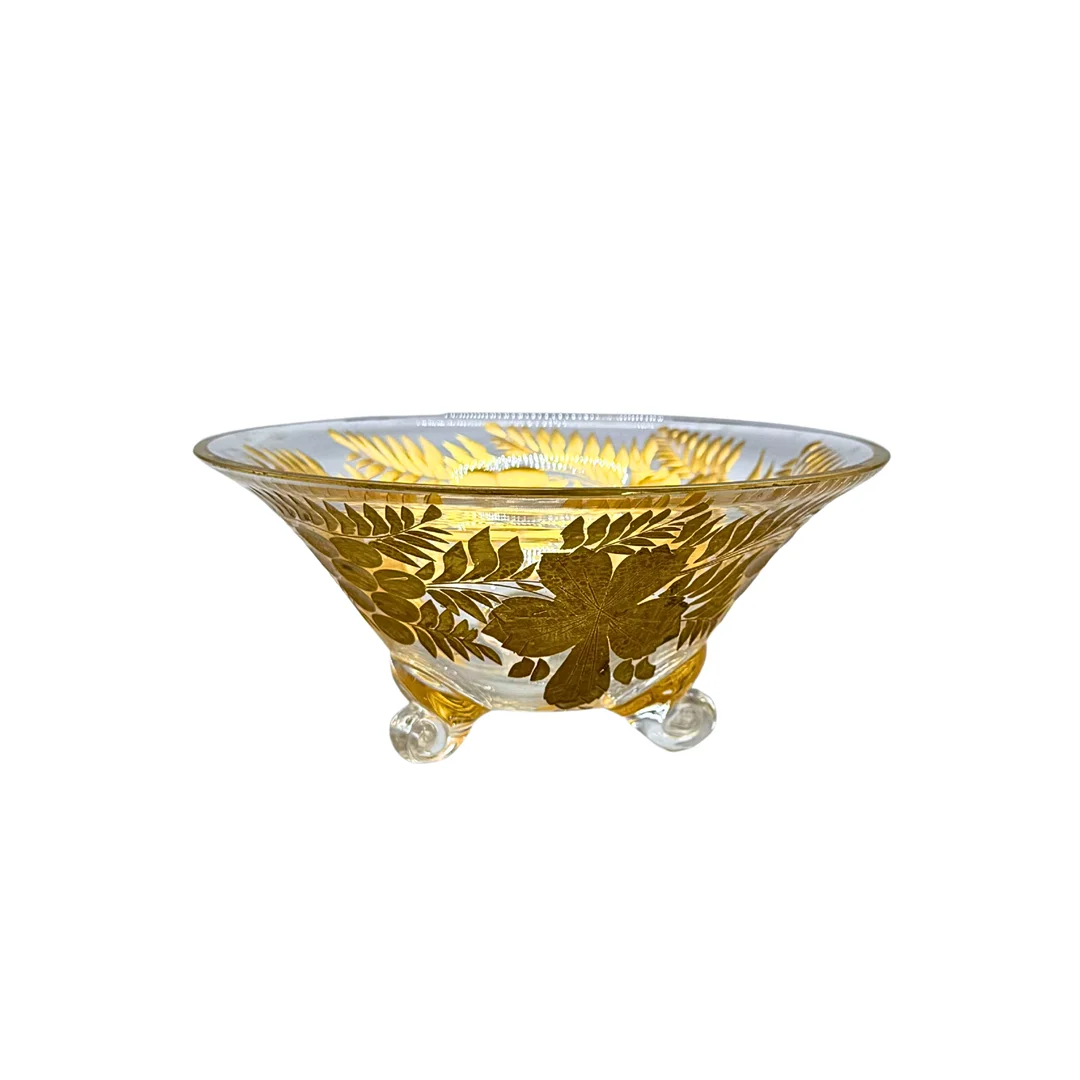 BÖHMISCHE KRISTALL - SCHALE. — Utility glass — Auktionshaus Stuber's Hammerschlag