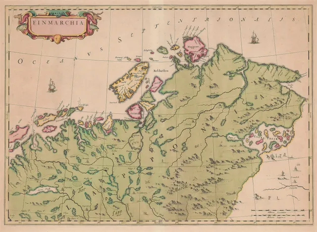 Blaeu, Joan — "Finmarchia" Amsterdam ca. 1659