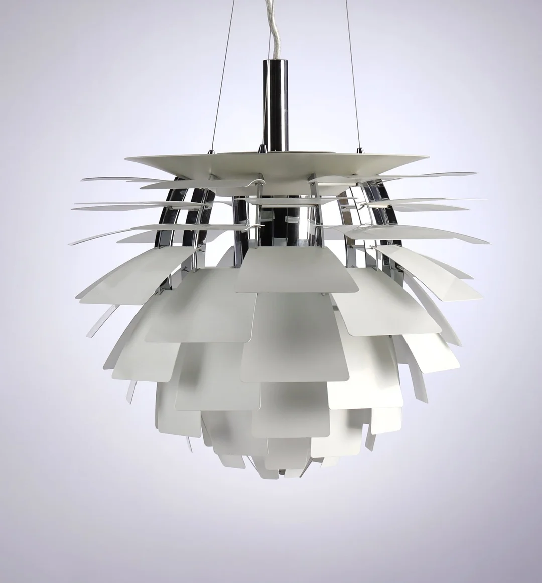 Poul Henningsen. 'The Cone', white Ø 48 — Lamps and lighting/Pendant lights — Lauritz