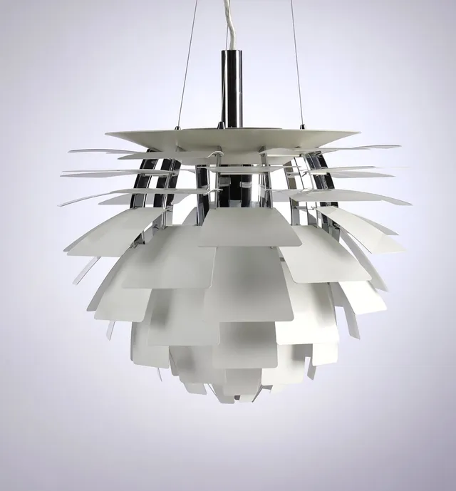 Poul Henningsen. 'The Cone', white Ø 48