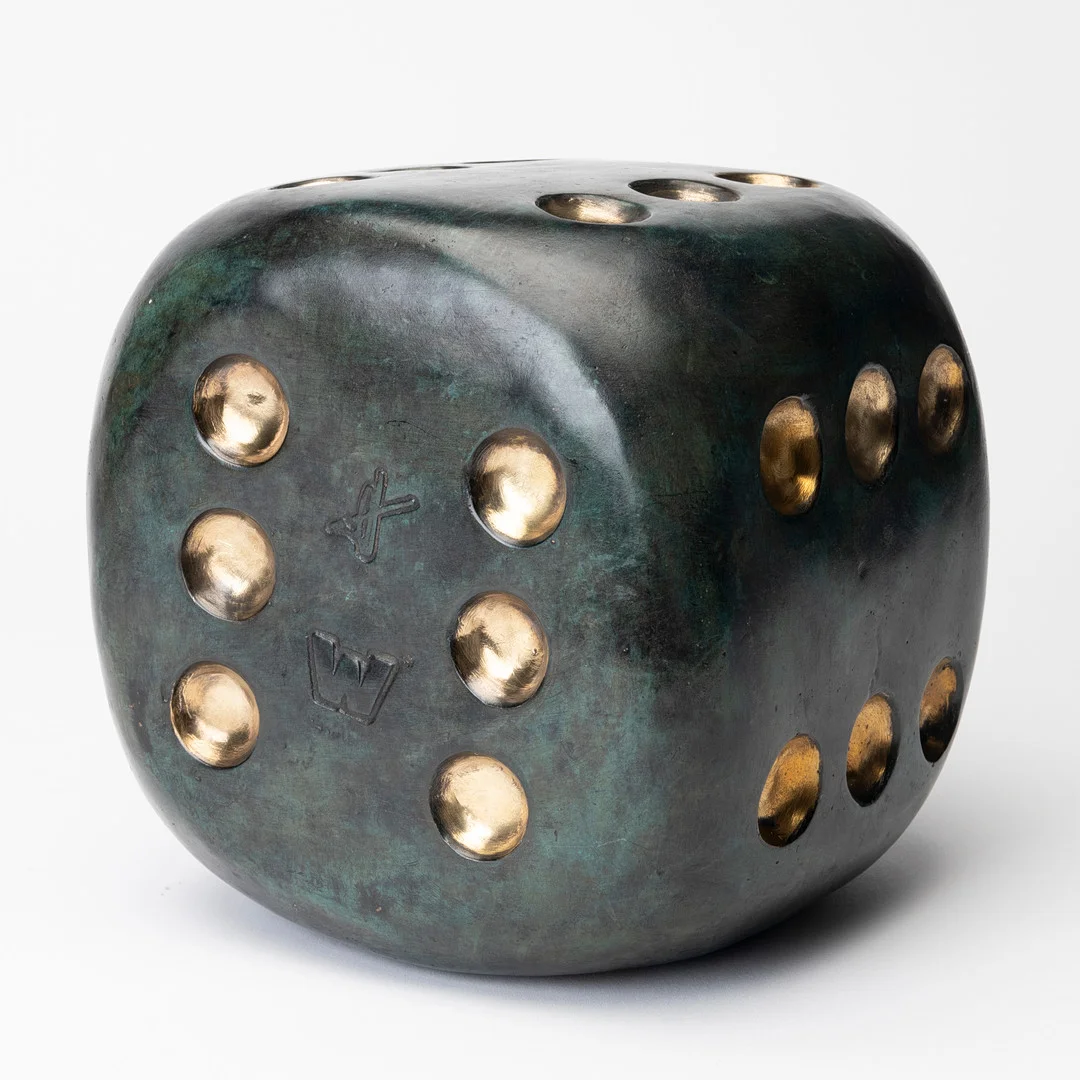 ANDREAS WARGENBRANT. "The winner takes it all", skulptur, grönpatinerad brons, gjutarstämpel samt gjutarsignatur. samtida. — Sculptures & Bronzes — Auktionshuset Kolonn