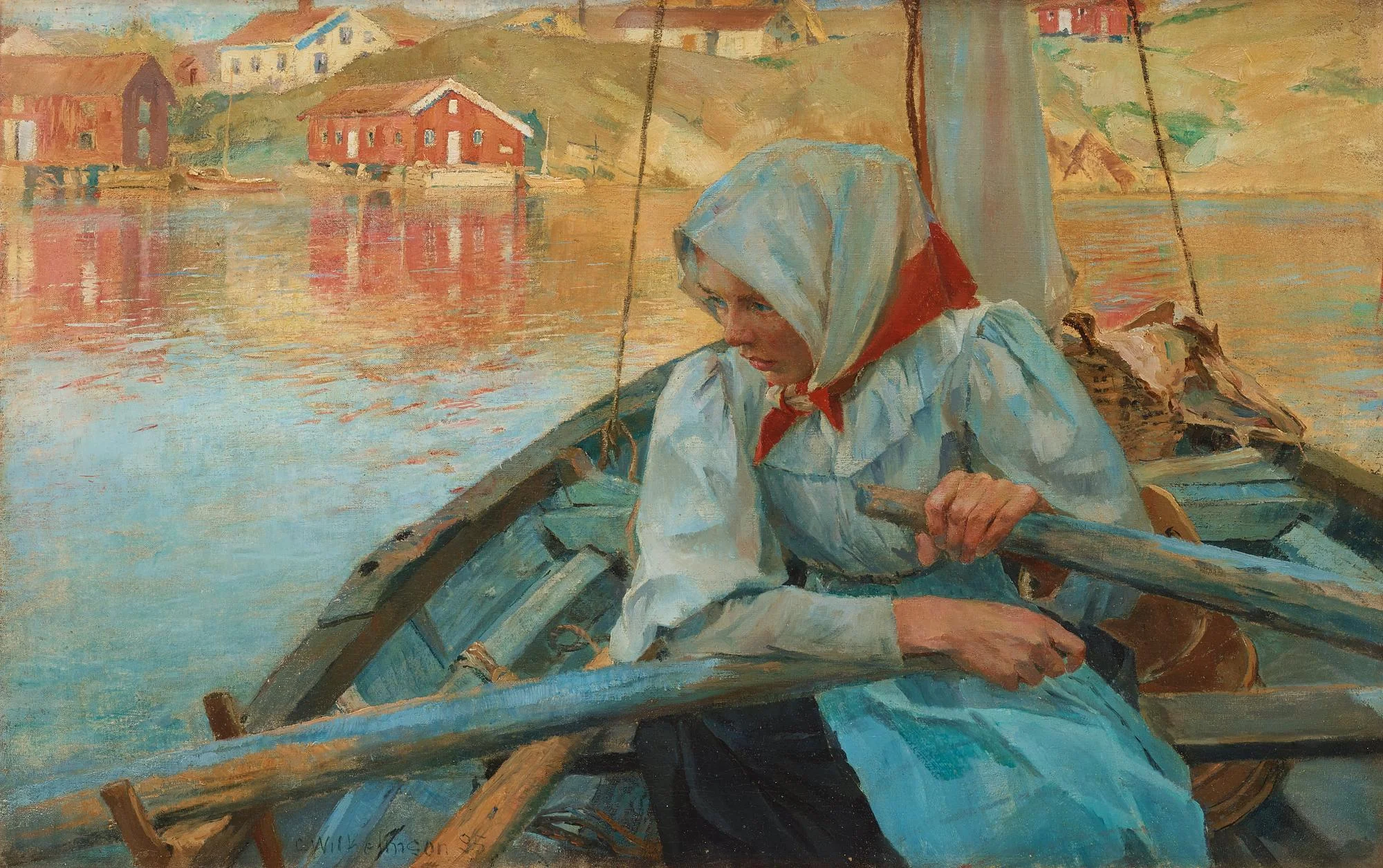 Carl Wilhelmson, "Fiskarflicka". — Bukowskis