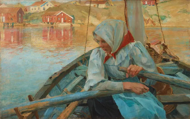 Carl Wilhelmson, "Fiskarflicka".