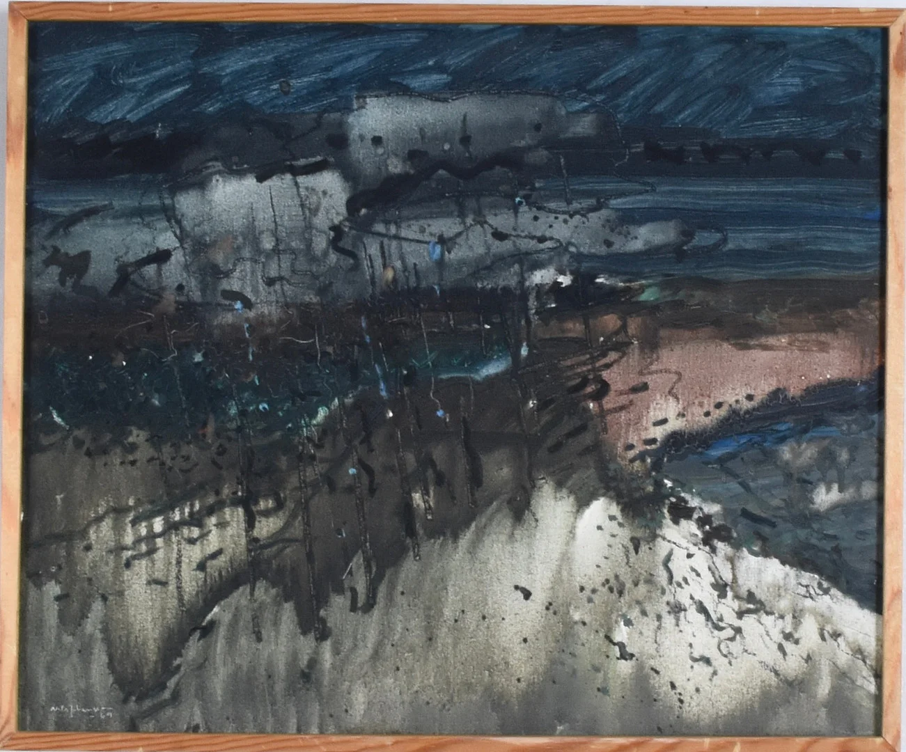 NILS JOHANSSON. Olja på pannå. — Paintings — Halmstads Auktionskammare