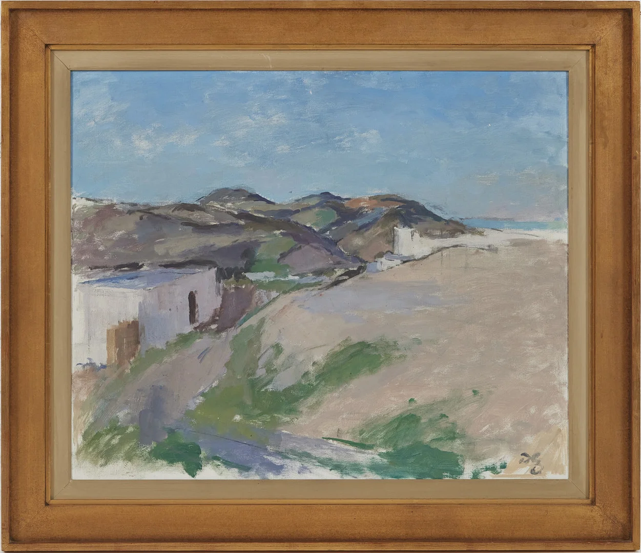 HUGO ZUHR (1895-1971). Landskap, olja på duk, monogramsignatur HZ. — Paintings — Stockholms Auktionsverk Magasin 5