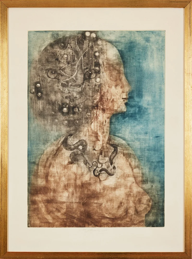 JIRI ANDERLE. "Donna Simonetta Vespucci". — Engravings & Prints — Stockholms Auktionsverk Fine Art
