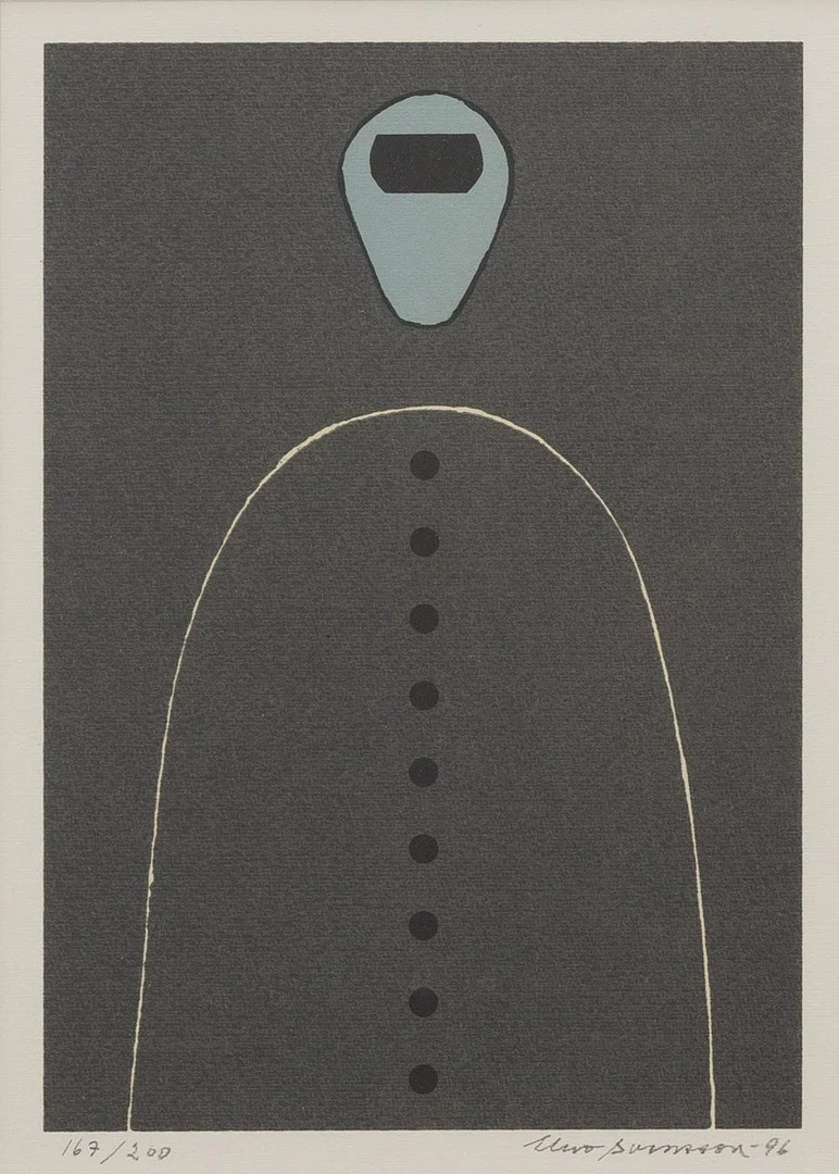UNO SVENSSON. Figurkomposition litografi nr 167/200, signerad. — Engravings & Prints — Garpenhus Auktioner