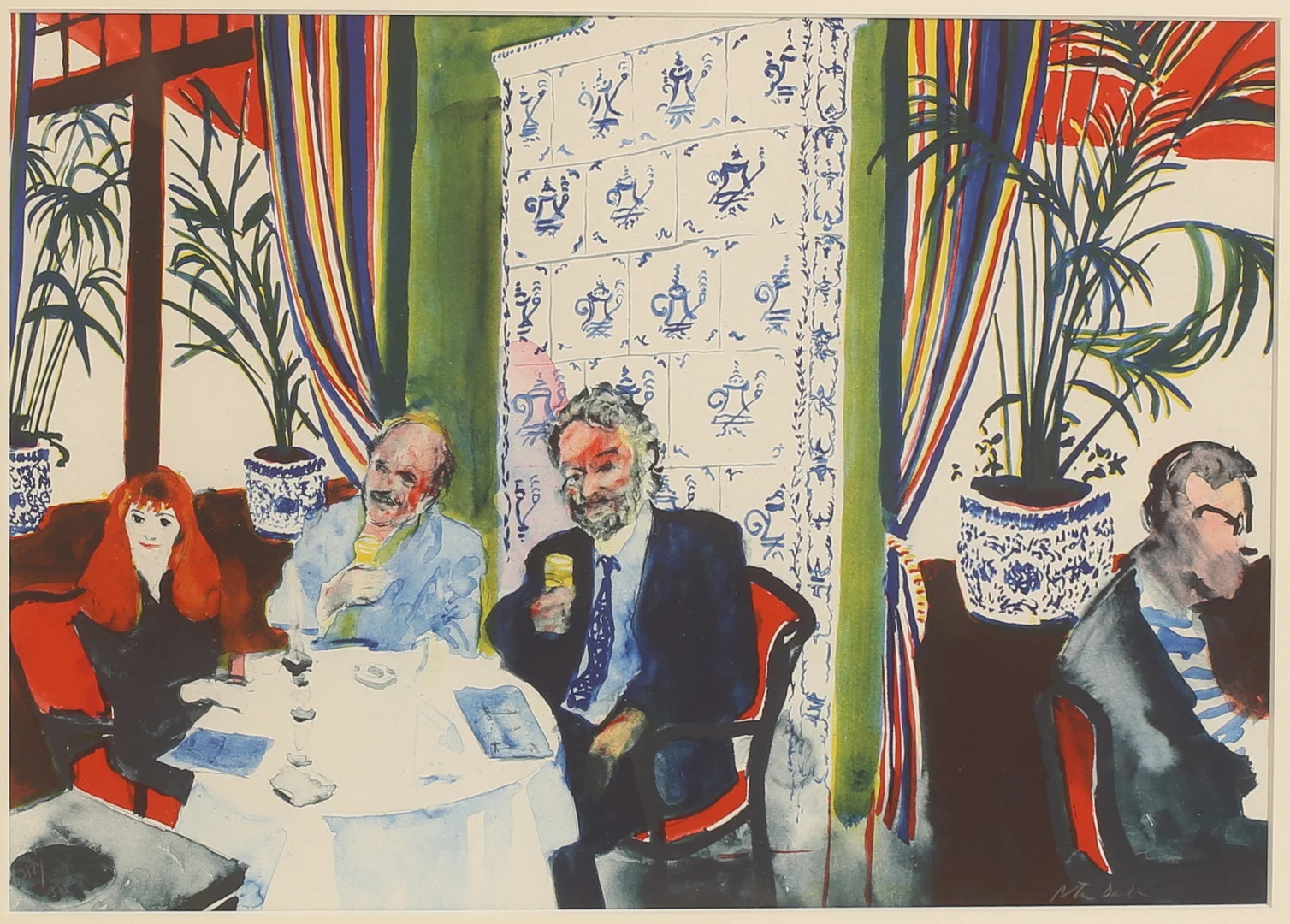 PETER DAHL. Färglitografi, signerad och numrerad. — Engravings & Prints — RA Auktionsverket Norrköping
