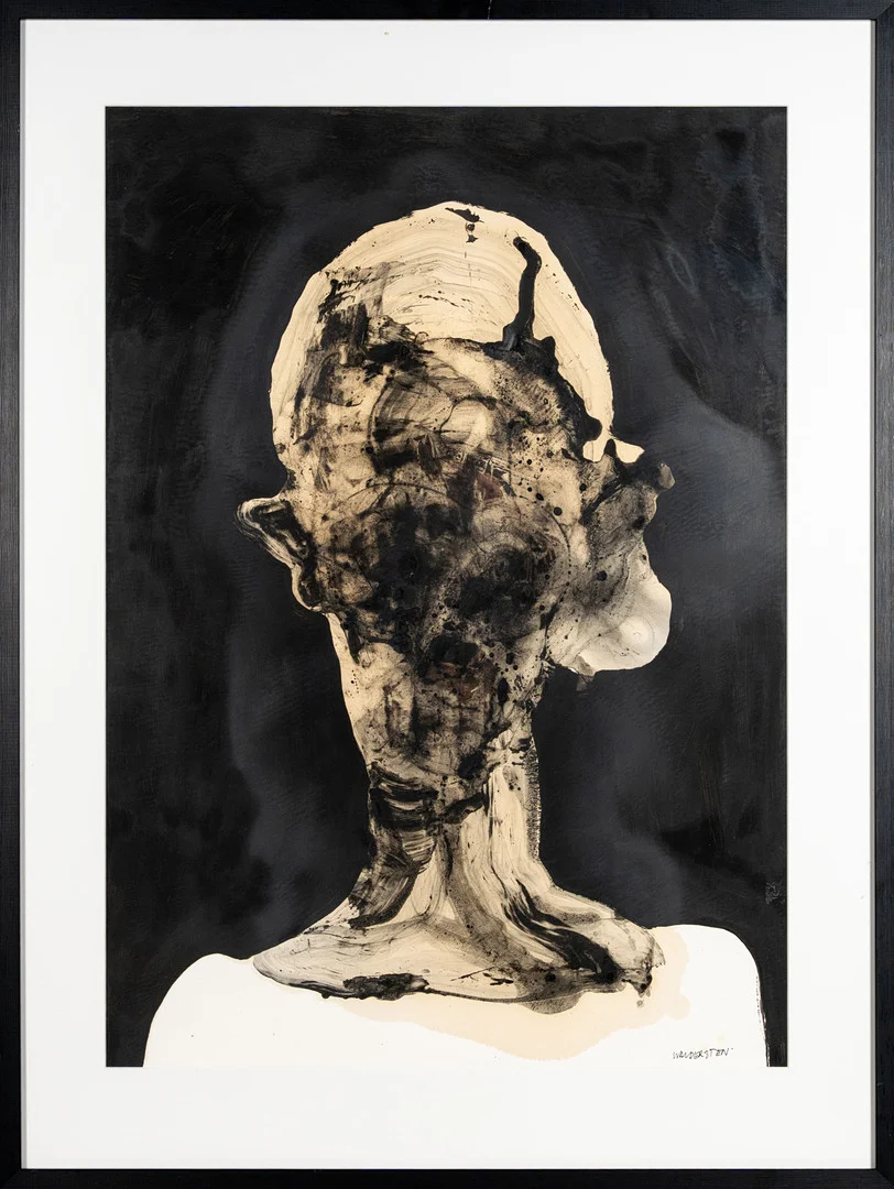 JESPER WALDERSTEN. Olja och tusch på papper, Signerad. — Paintings — Norrlands Auktionsverk