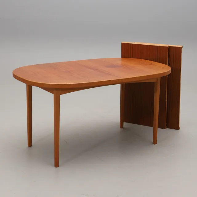 BERTIL FRIDHAGEN. MATBORD, teak, Bodafors 1960, brännmärkt.