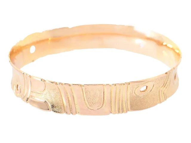 CLAES GIERTTA, armring, 18K guld, signerad, Stockholm 1988, stl 19, vikt 36,3 g. (d)