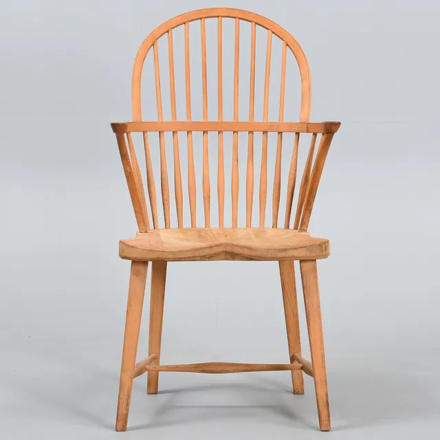 "WINDSOR CHAIR“ Armstol af bøg, Danmark. 1900 tallets midte.