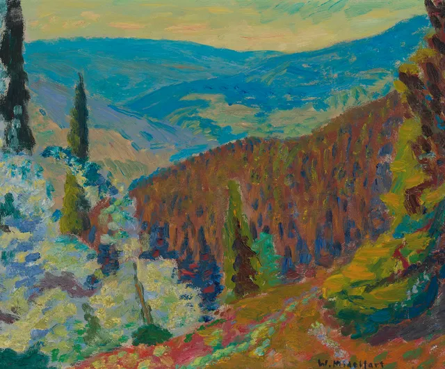 Midelfart, Willi — "Varm ettermiddag, Aurdal" 1958