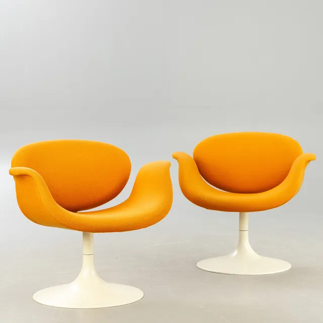 PIERRE PAULIN. Artifort. 2 Sessel "Little Tulip", 1960er Jahre.