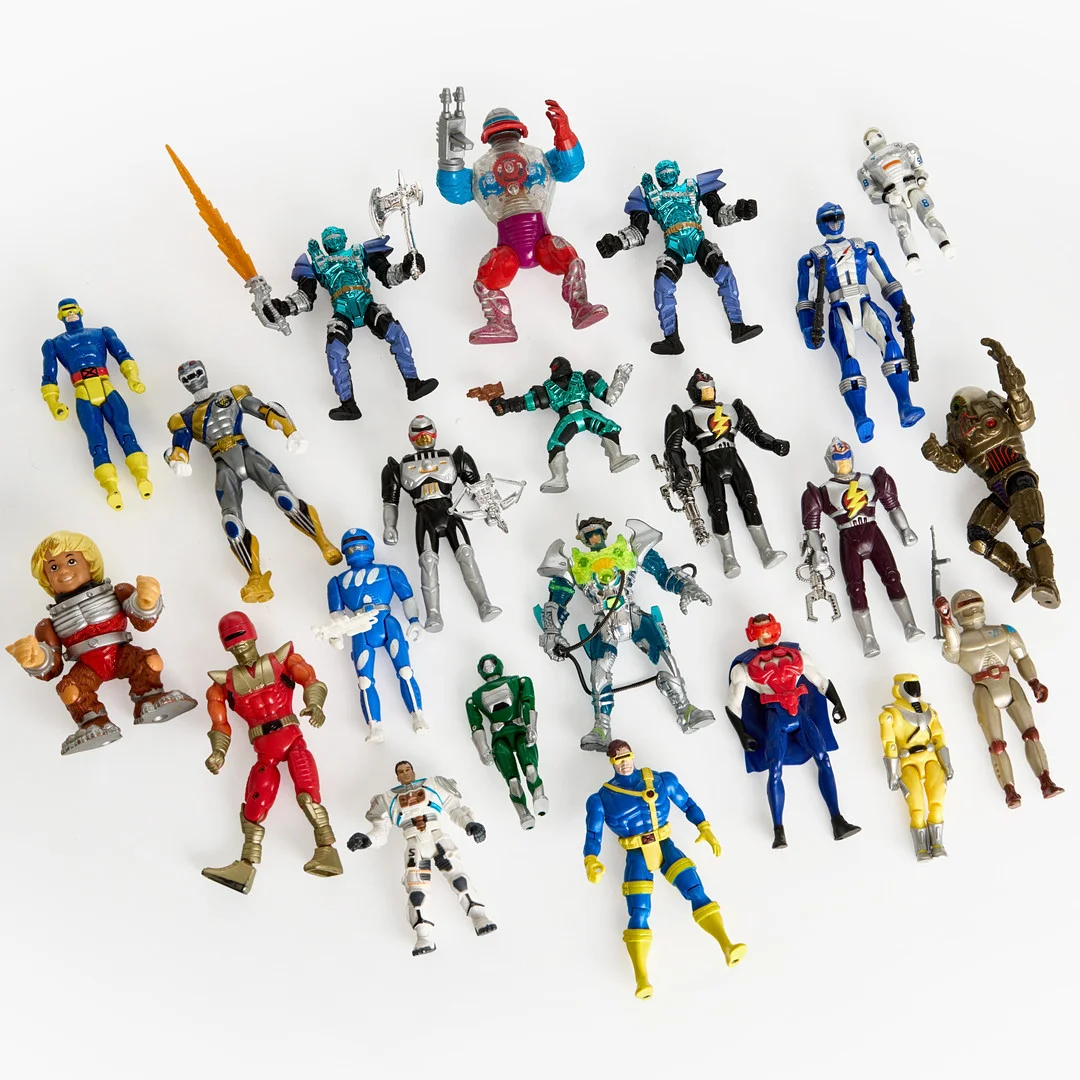 SAMLARFIGURER, 22 st, 1980/1990/2000-tal, bland annat Mattel Inc och Bandai. — Action figures & Sci-Fi — Crafoord Auktioner Stockholm