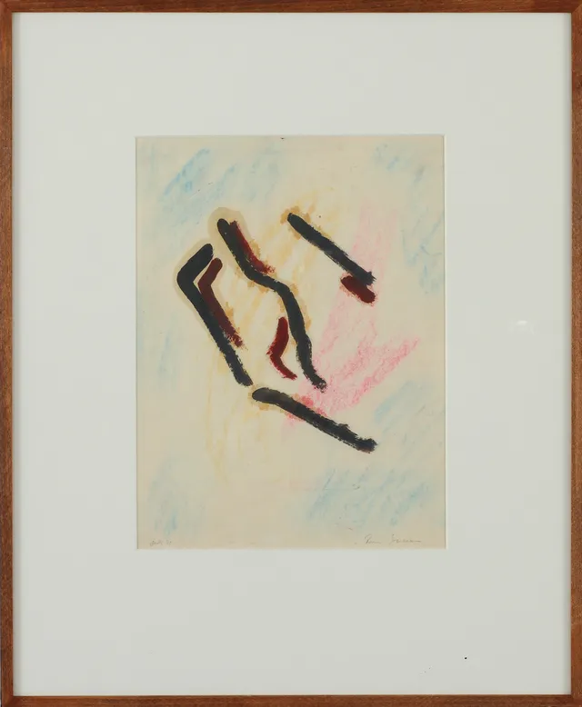 RUNE JANSSON. blandteknik, sign o dat juli -48.