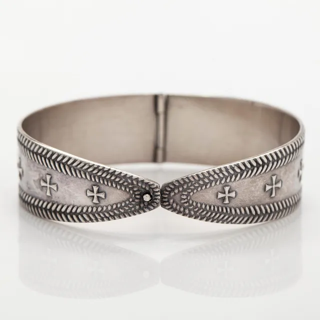 Kalevala Koru, armband, modell 208, silver, Helsingfors 1965.