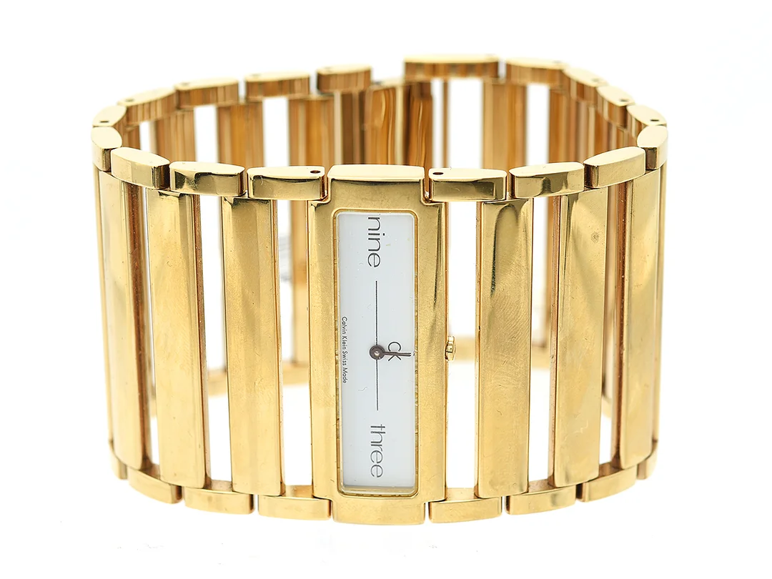 Calvin Klein, armbandsur, Ø4,4x1,6mm modell: dress-horizontal, refnr:K4423200, quartz, behov av batteri byte, i box — Klockor/Calvin Klein — Kaplans