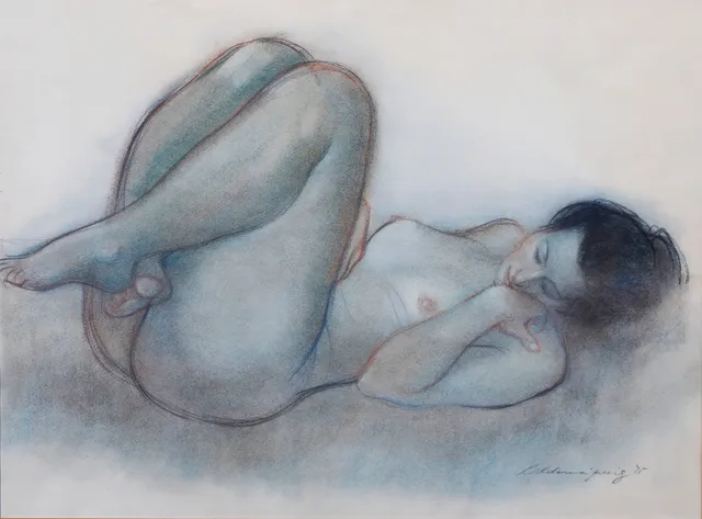 ARTUR ALDOMÀ. Female nude.