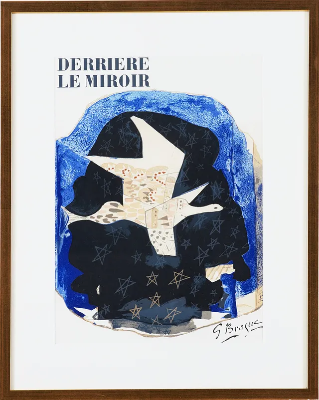 GEORGES BRAQUE (1882-1963). EFTER. "Les étoiles", ur Derrière le Miroir nummer 115, utgiven av Maeght Paris 1959.