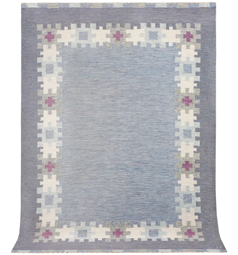INGEGERD SILOW. MATTA, röllakan, 233x167 cm. — European Carpets & Textiles — Formstad Auktioner