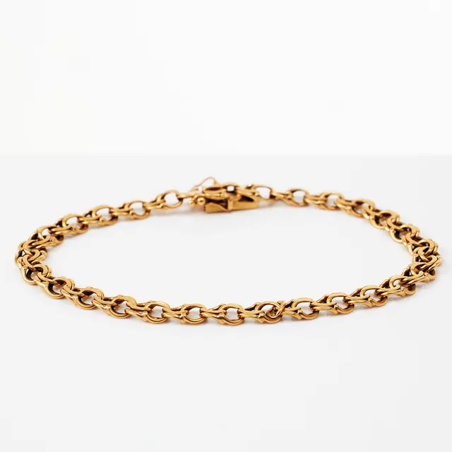 ARMBAND, 18 k guld, Bismarck, Svenska Guldvaru AB, T Berghman, Stockholm 1962.