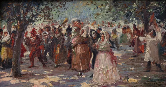 SPANISH SCHOOL, 19TH CENTURY. Carnival.