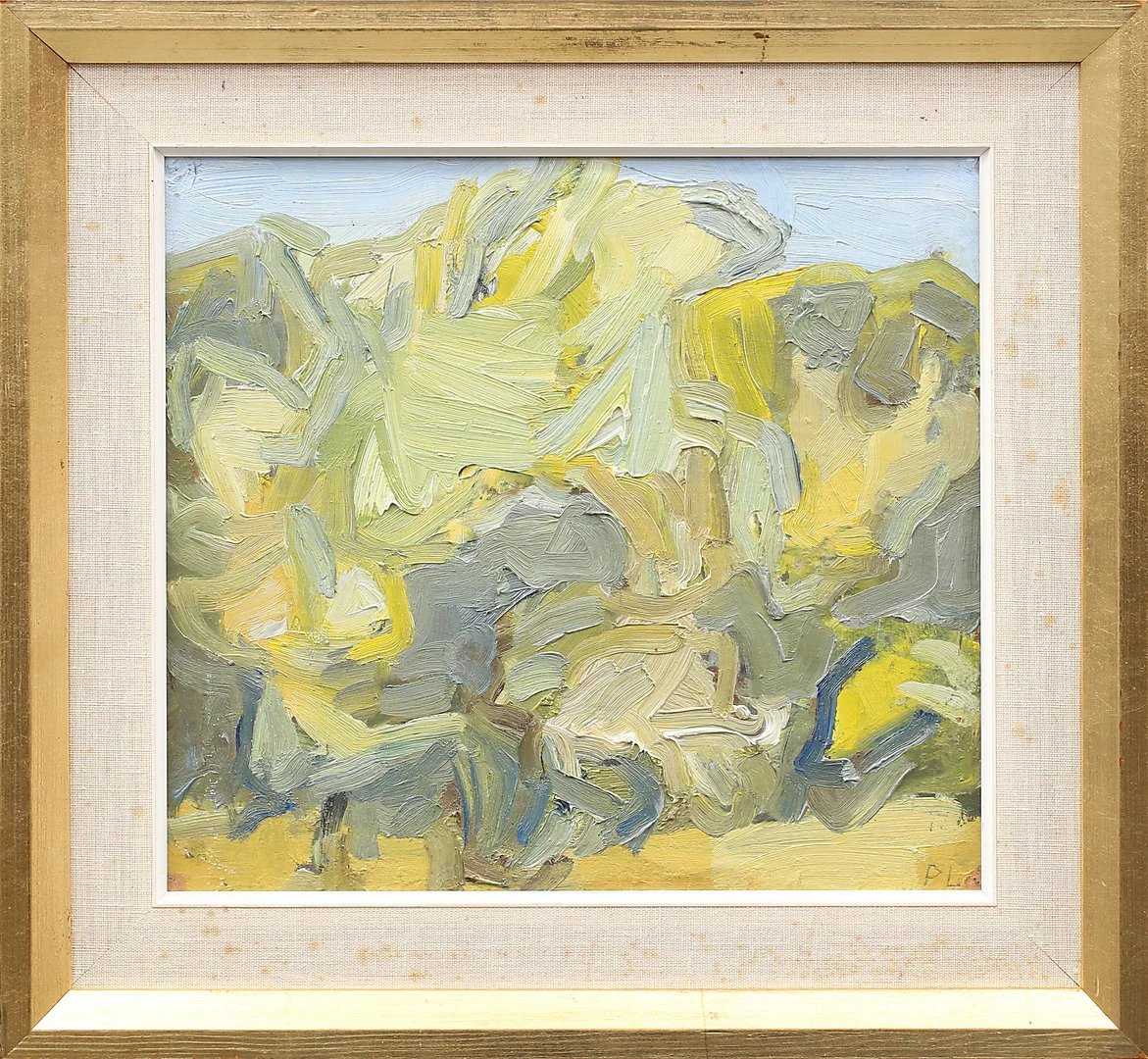 PER LINDEKRANTZ. Landskap, olja på pannå, signerad P L. — Paintings — Garpenhus Auktioner
