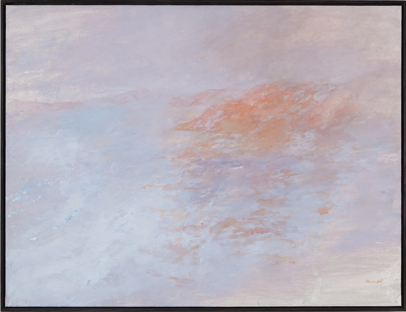 JAN STENVINKEL. "Även vid denna tidens näs", olja på duk, signerad och daterad -81. — Paintings — Stockholms Auktionsverk Magasin 5