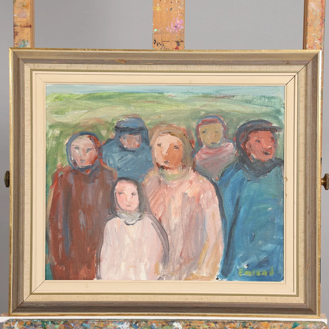 EINAR EMLAND. OLJA PÅ DUK signerad. — Paintings — Höörs Auktionshall