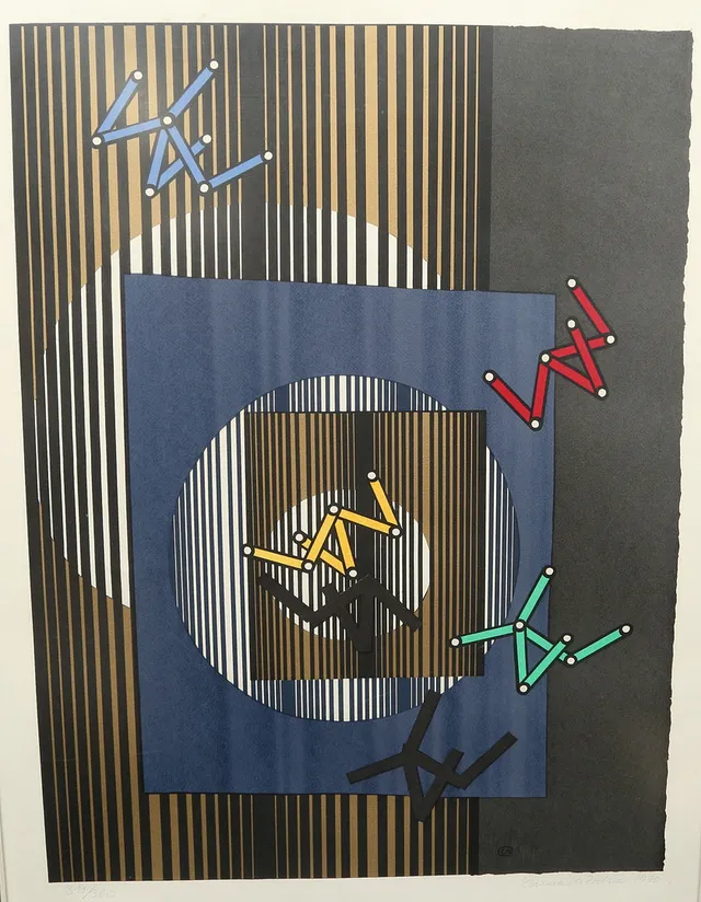 LENNART RODHE. Serigrafi, numrerad, signerad och daterad 1970.