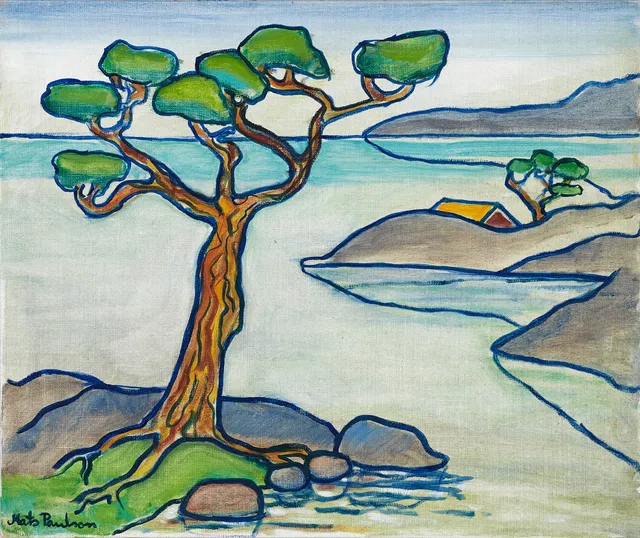MATS PAULSON (1938-2021). "Klacknäset", signerad Mats Paulson, olja på duk.