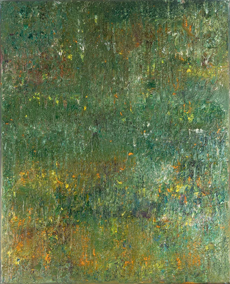 LAJOS FLESSER. "Shadow in the forest", olja på duk. — Paintings — Stockholms Auktionsverk Helsingborg