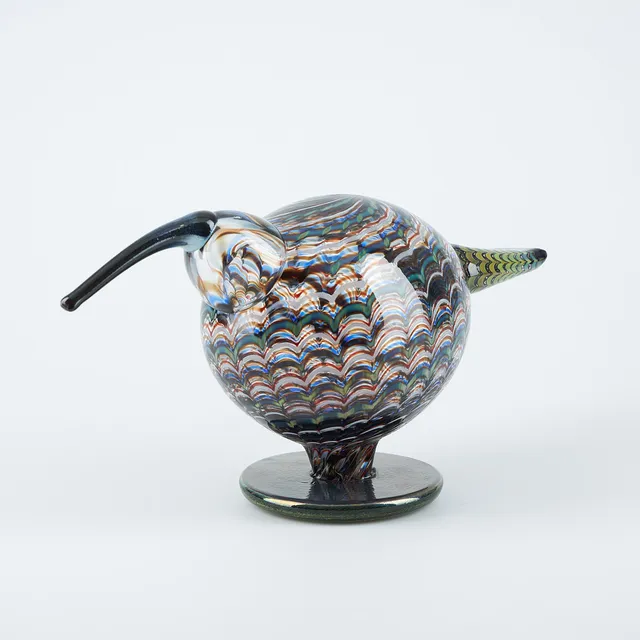 OIVA TOIKKA. GLASFÅGEL, "Willow curlew", signerad O. Toikka Nuutajärvi numrerad /2000.