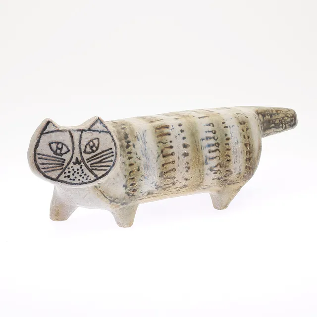 LISA LARSON. "Katt", stengods, ur serien Stora Zoo, Gustavsberg.